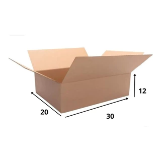 25 Caixas 30x20x12cm Padrão Correios Tipo 1p PAC SEDEX Modelo Maleta Kit Lote de caixas ecommerce transportadora