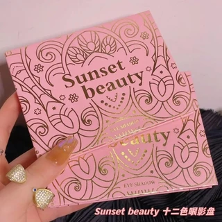 Paleta de Maquiagem Rose Color Eyeshadow Paleta de Maquiagem Highlight 12 Cores