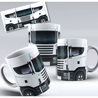 Caneca Caminhão - Caneca Personalizada de Caminhão - Caminhoneiro - Lembrancinha para motoristas - Dia do Caminhoneiro