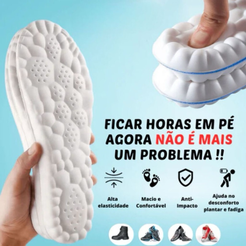 Palmilhas Esportivas De Látex De Alta Elasticidade Soft Shoe Pads Suporte De Arco Ortopédicas Desodorante Respirável Almofada