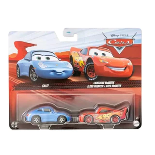 Miniatura Disney Cars Pixar - Relâmpago Lightning McQueen e Sally