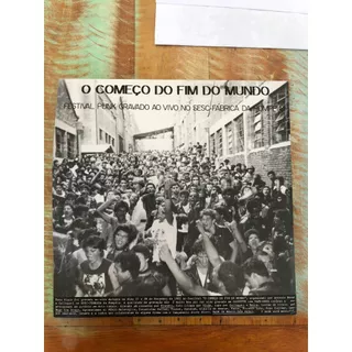 Lp Vinil - O Começo do Fim do Mundo (raríssimo)