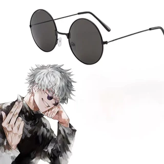Óculos Cosplay Satoru Gojo Fantasia Jujutsu Kaisen Preto