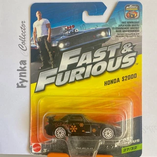 Mattel Honda S2000 Johnny Tran's Preto Fast & Furious 27/32 1:55 Filme Velozes e Furiosos Lacrado