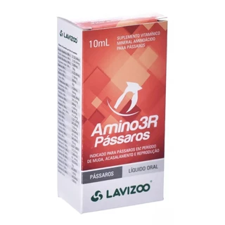 Amino 3r Pássaros 10ml Lavizoo Suplemento Vitamínico em Oferta na Shopee