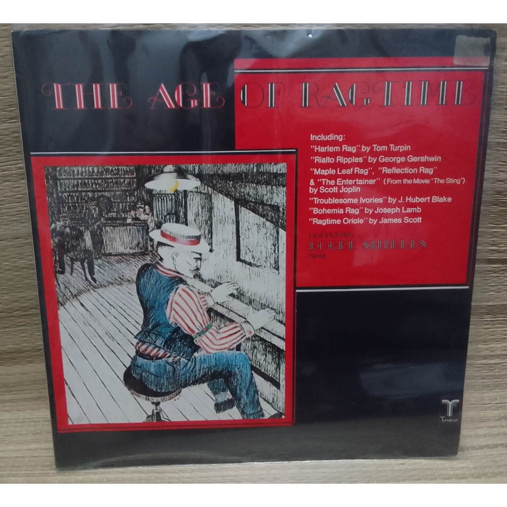 DISCO DE VINIL - LP Roger Shields - The Age Of Ragtime - Ano 1974 ...