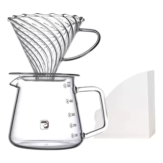 Modus Coador De Café De Vidro V60 Conjunto