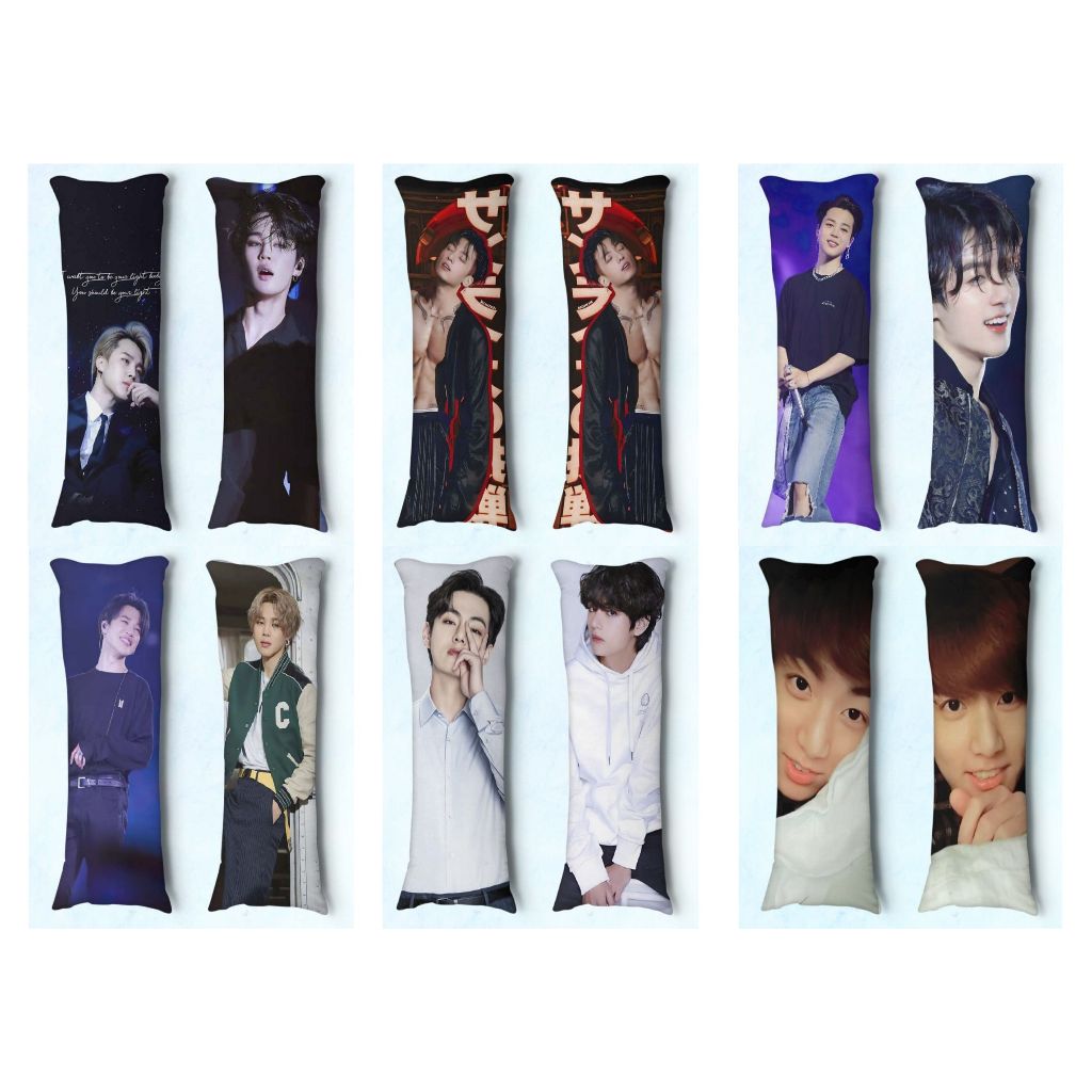 Travesseiro Dakimakura BTS coleção 01 várias estampas Escolha o seu modelo