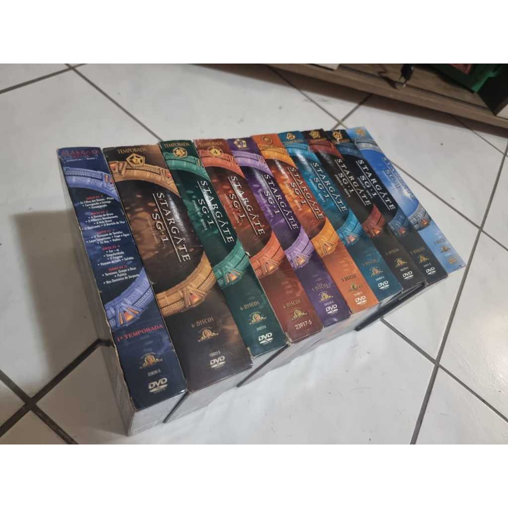 Box Dvd Stargate Sg 1 Colecao Completa 1 a 10 Temporada em