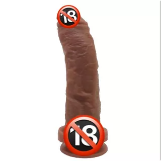 Consolo De Borracha Em Silicone Flexível Pele 21cm x 5,5cm Com Ventosa E Veias Salientes