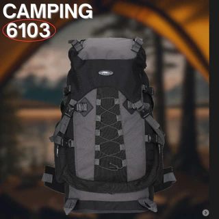 Mochila Camping Multifuncional Impermeável 60L Trekking Cargueiro / Trilha /Viagem (6103)