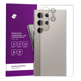 Película Gel Hidrogel Hd Parte Traseira Verso Smasung Galaxy S9 S10 S20 S21 S22 S3 S24 Ultra Plus