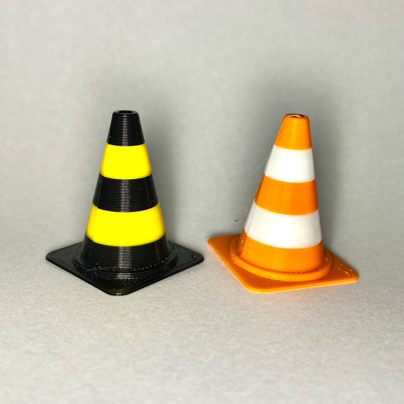 Mini cone de trânsito para maquete diorama carro miniatura | Shopee Brasil