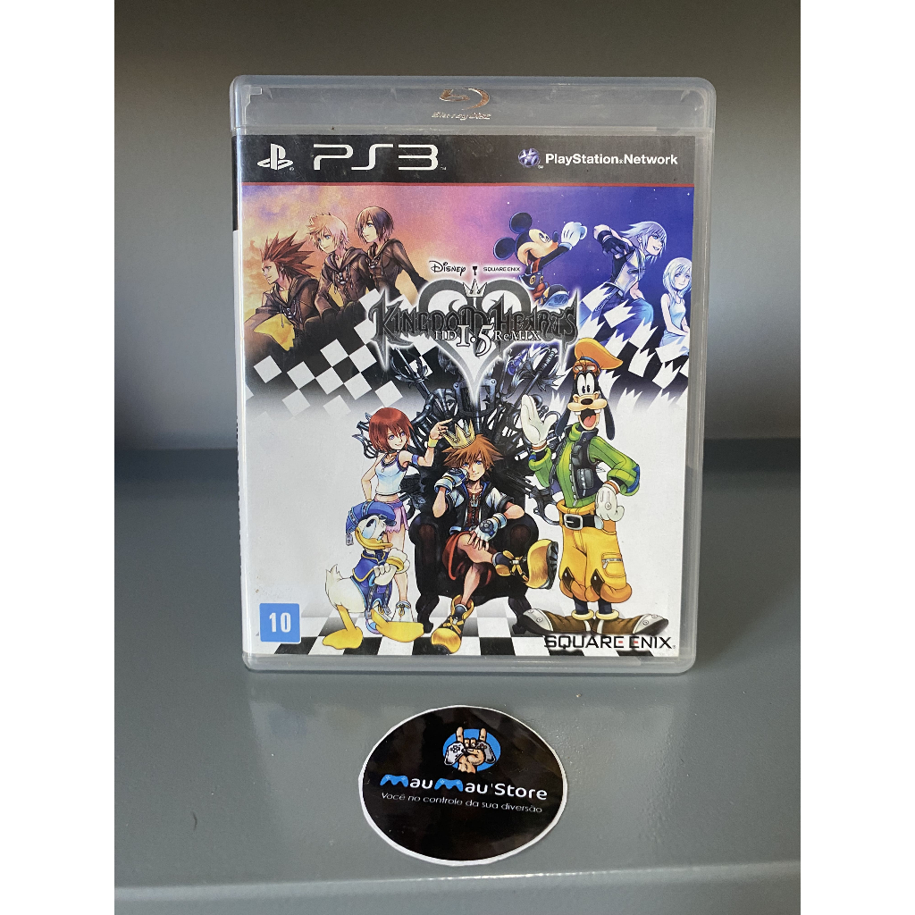 Kingdom Hearts HD 1.5 Remix PS3 - Original Usado Jogos de RPG Jogos de Playstation 3