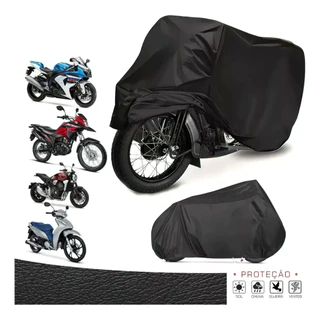 Capa de Cobrir Moto Termica Sol Chuva Totalmente Forrada Impermeável em Oferta na Shopee