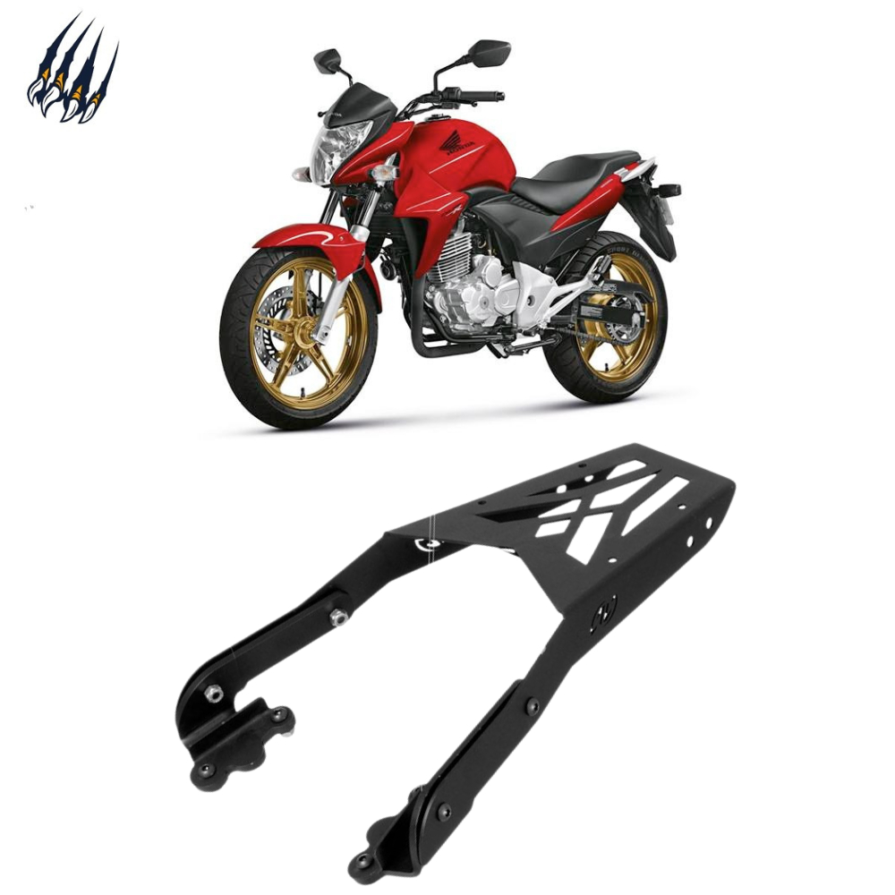 Bagageiro Na Chapa Churrasqueira Suporte Para Bauleto Cb 300 2009 2010 2011 2012 2013 2014 2015 2016