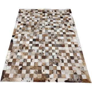 Tapete de couro marrom claro 2,50x3,00 com bordas