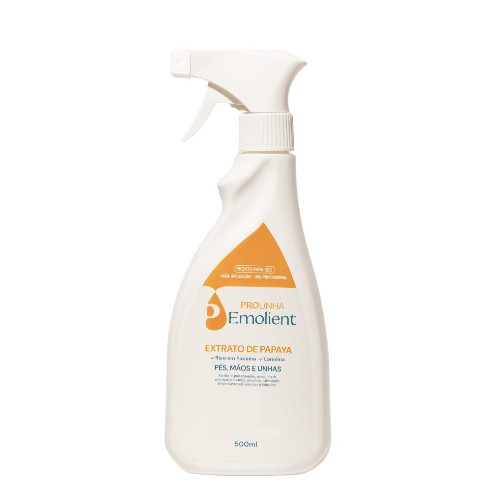 Emoliente Pronto Pra Uso Cutículas Calosidade Spray 500ml - Pro Unha