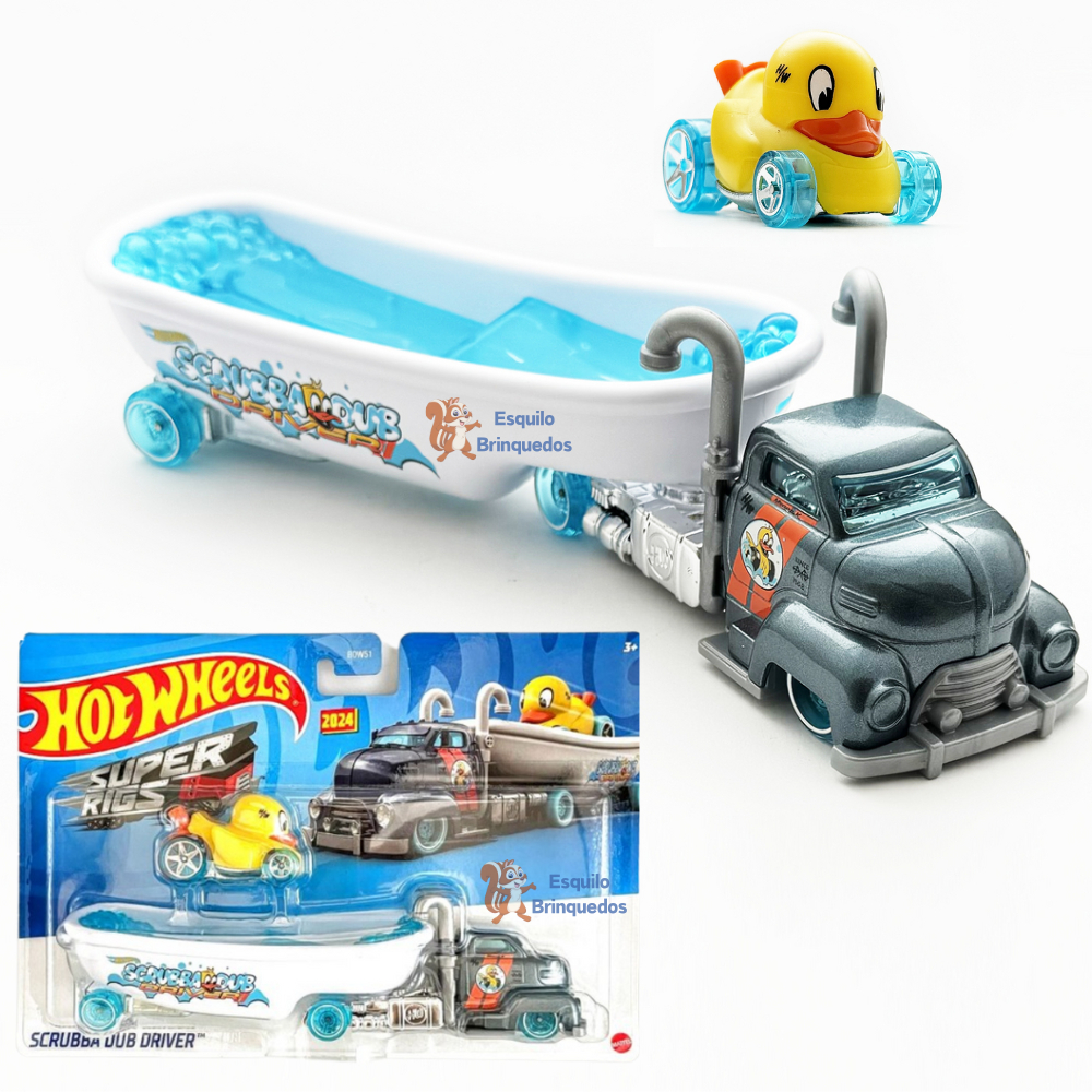 Hot Wheels Super Rigs Hot Wheels Caminhão Transportador Carreta
