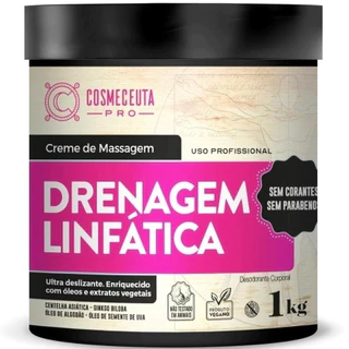 Creme Drenagem Linfática 1Kg Cosmeceuta