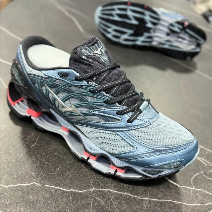 Tênis Mizuno Pro 8 Azul rosa - Linha Premium! | Shopee Brasil