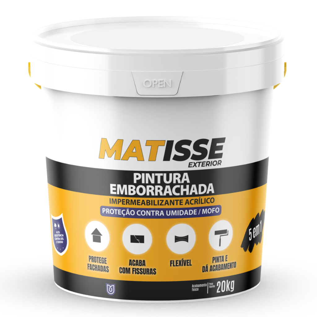 Tinta Emborrachada Impermeabilizante para Paredes anti-umidade e anti ...