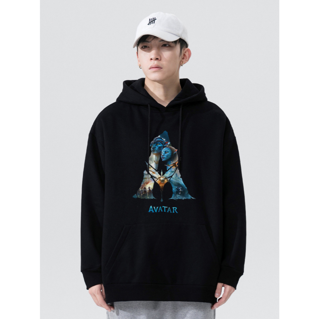 Moletom Com Capuz Algodão Unissex Avatar Blue Guy Film