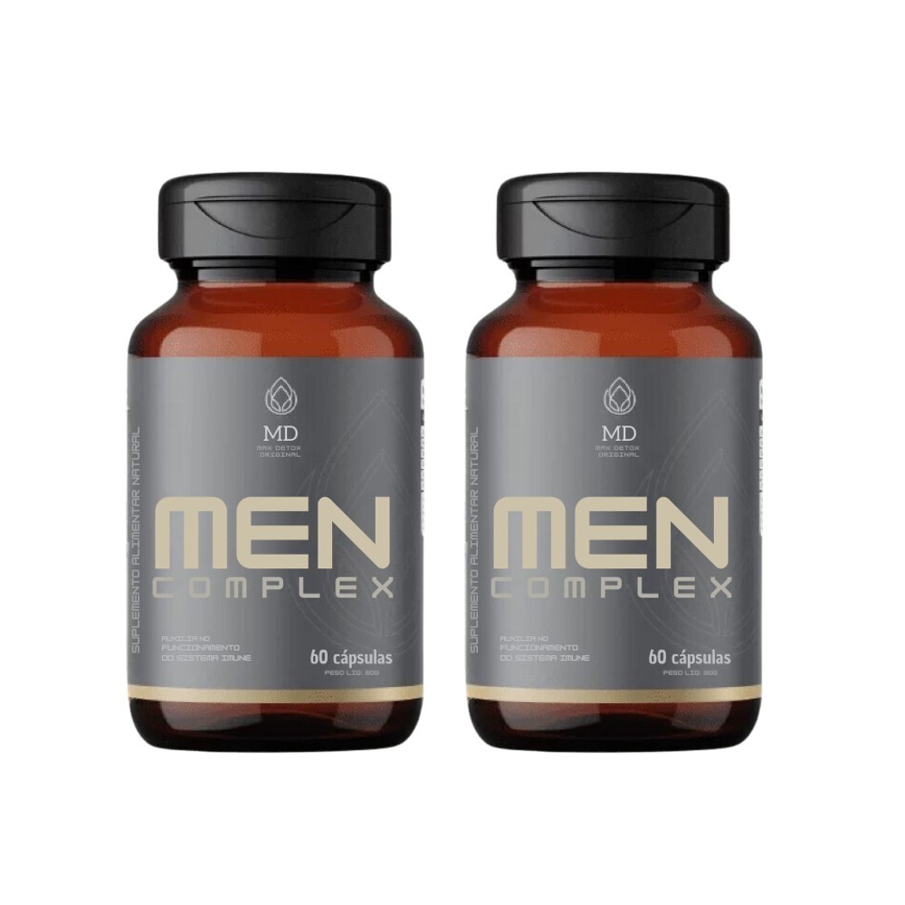 Men Complex - Suplemento Alimentar Natural - Kit com 2 Frascos de 60 ...