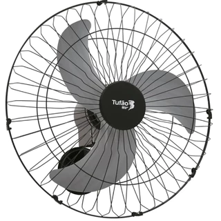 Ventilador de Parede Tufão 60Cm Loren Sid Preto Bivolt