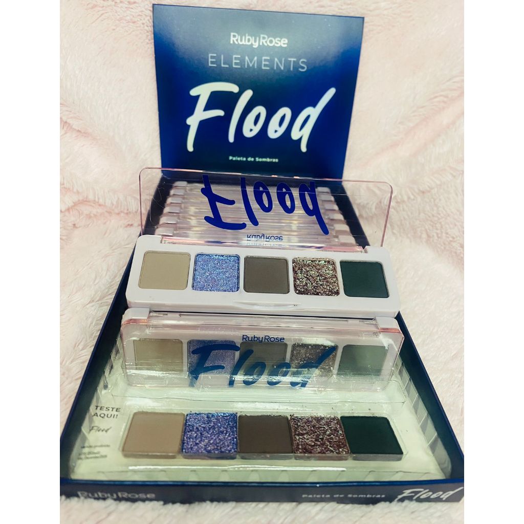 Paleta de Sombra - FLOOD ELEMENTS ( By Ruby Rose) | Shopee Brasil