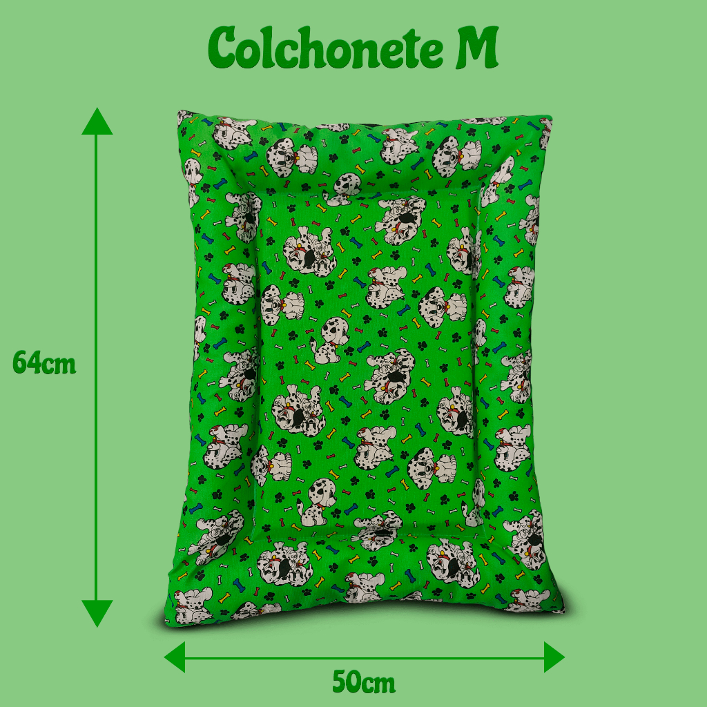 Caminha Pet Colchonete com Zíper pra Cachorros Cães e Gatos Médios Gorgurinho Impermeável - Tamanho M