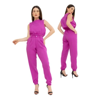 Conjunto alfaiataria cropped e calca jogger- HBD-CON-031