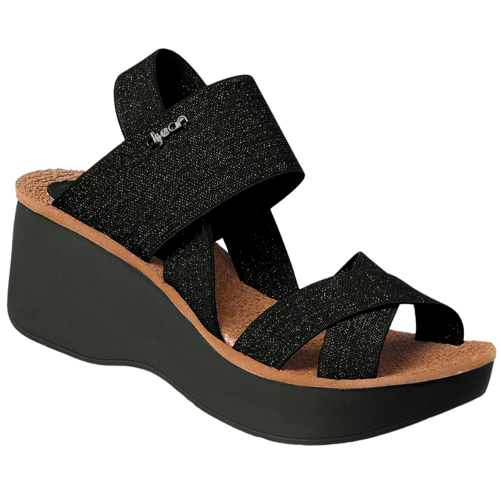 Sandalia Dijean Original Feminina Plataforma Flatform Salto Anabela Tamanco  Slideb