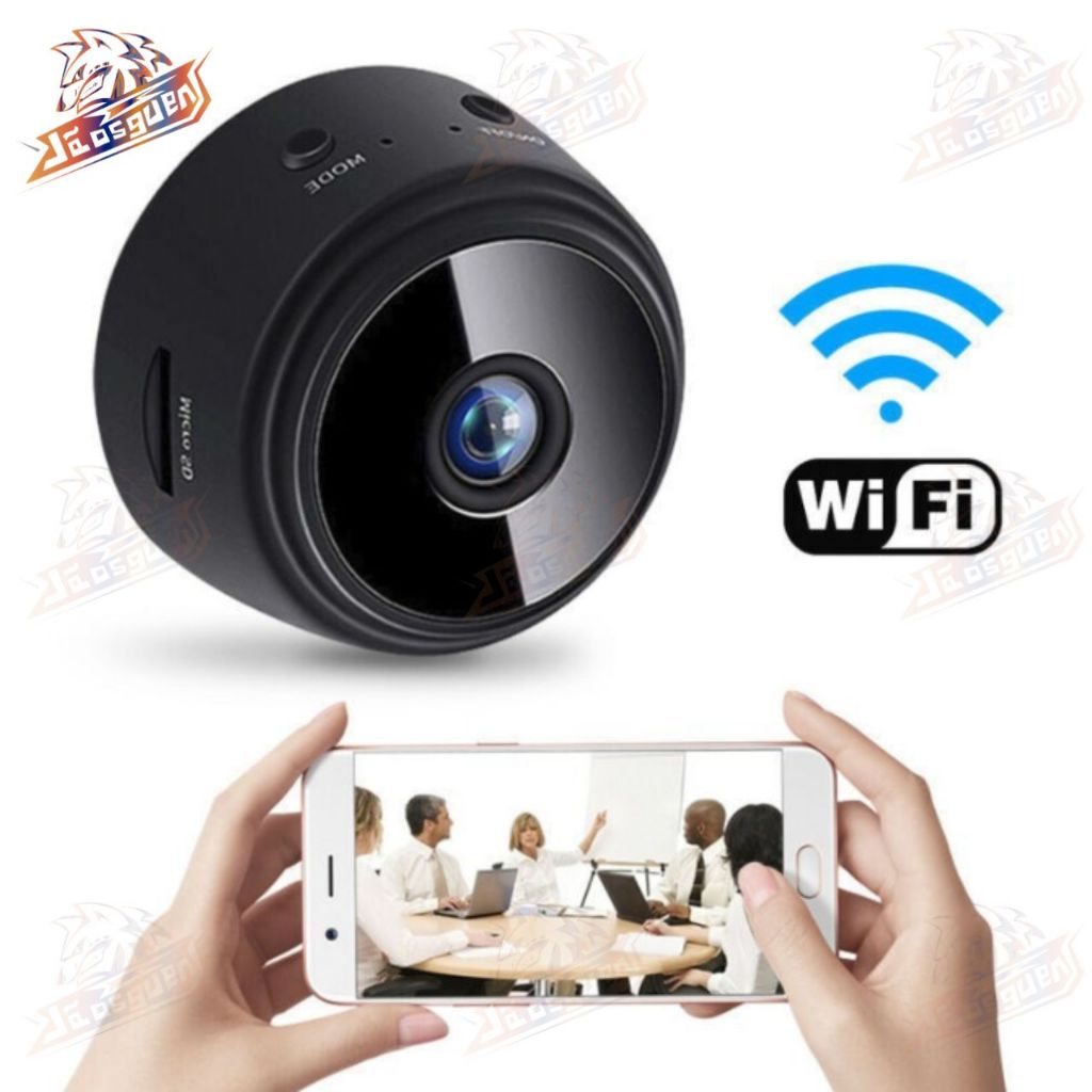 Câmera A9 Mini HD com Sensor de Presença Wi-Fi 110V e Suporte para Encaixe