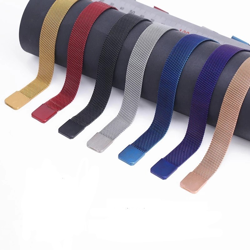 Kit 2 Pulseira Metal Magnética Para Relógio Smartwatch Watch 38mm 40mm 41mm / 42mm 44mm 45mm 49mm