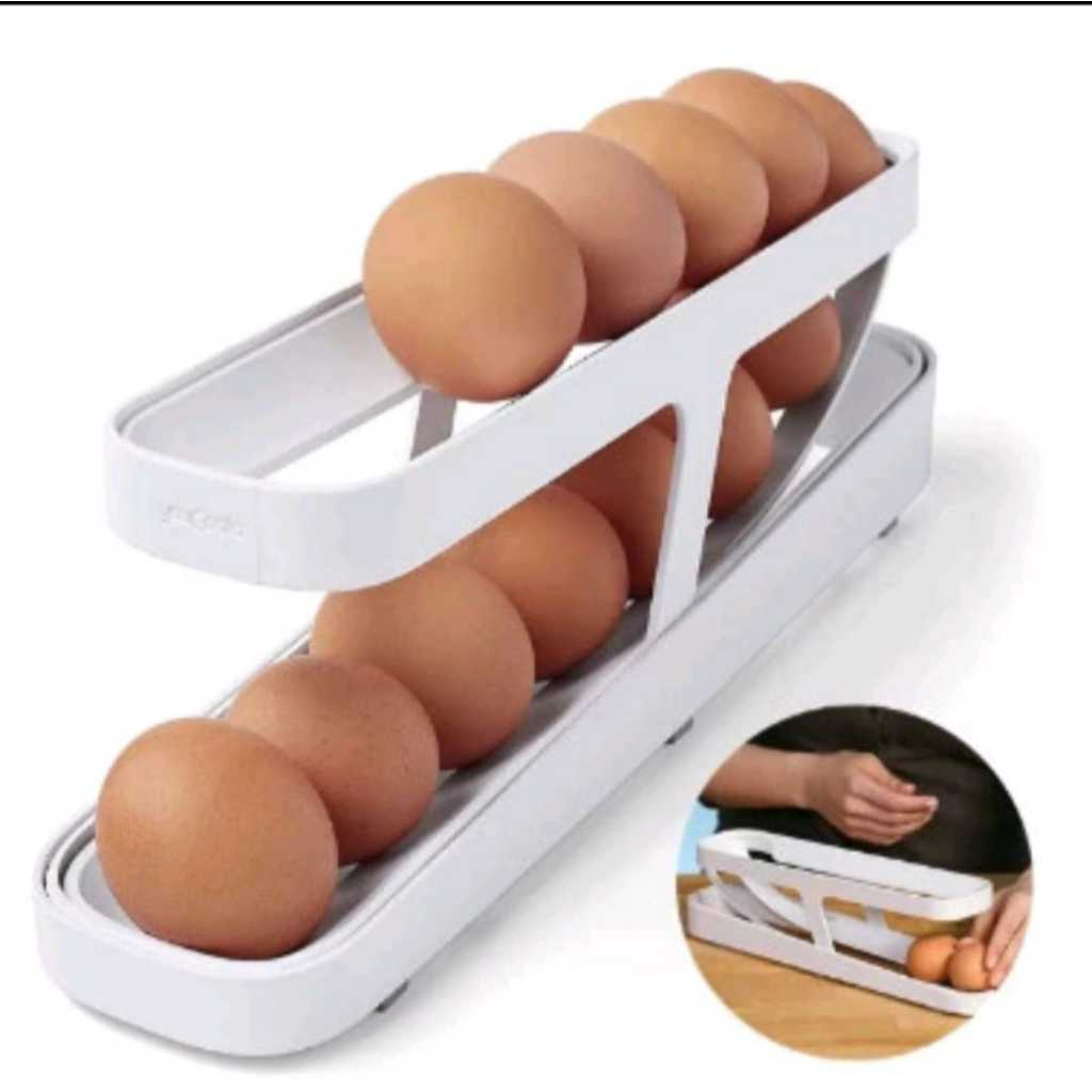Dispenser de ovos automático 2 Andares Organizador de Cozinha