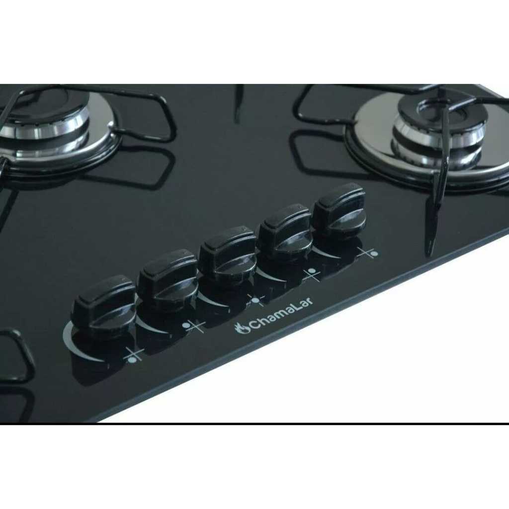Cooktop 5 Bocas Chamalar Bivolt Ultra Chama Oferta Especial