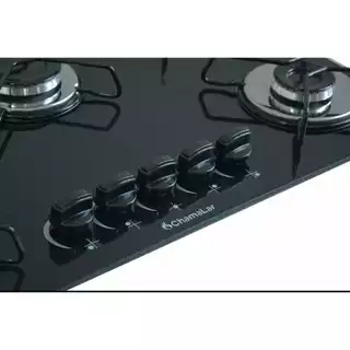 Cooktop 5 Bocas Chamalar Bivolt Ultra Chama Oferta Especial
