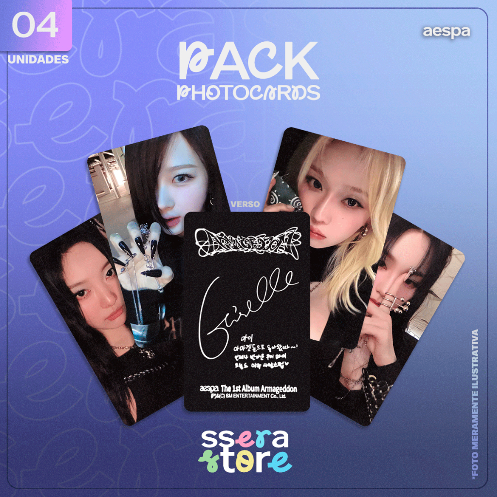 aespa Armageddon Photocards Fanmade