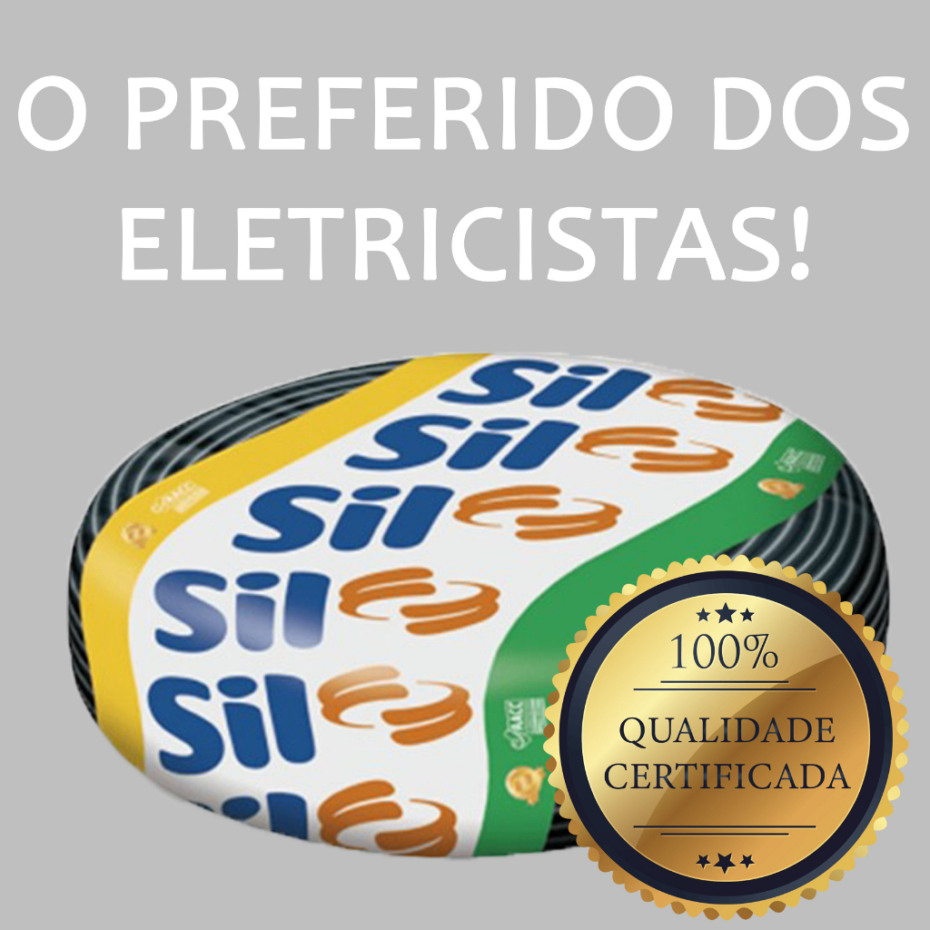 Fio Cabo Flexível 0,50mm Rolo com 200 Metros Sil