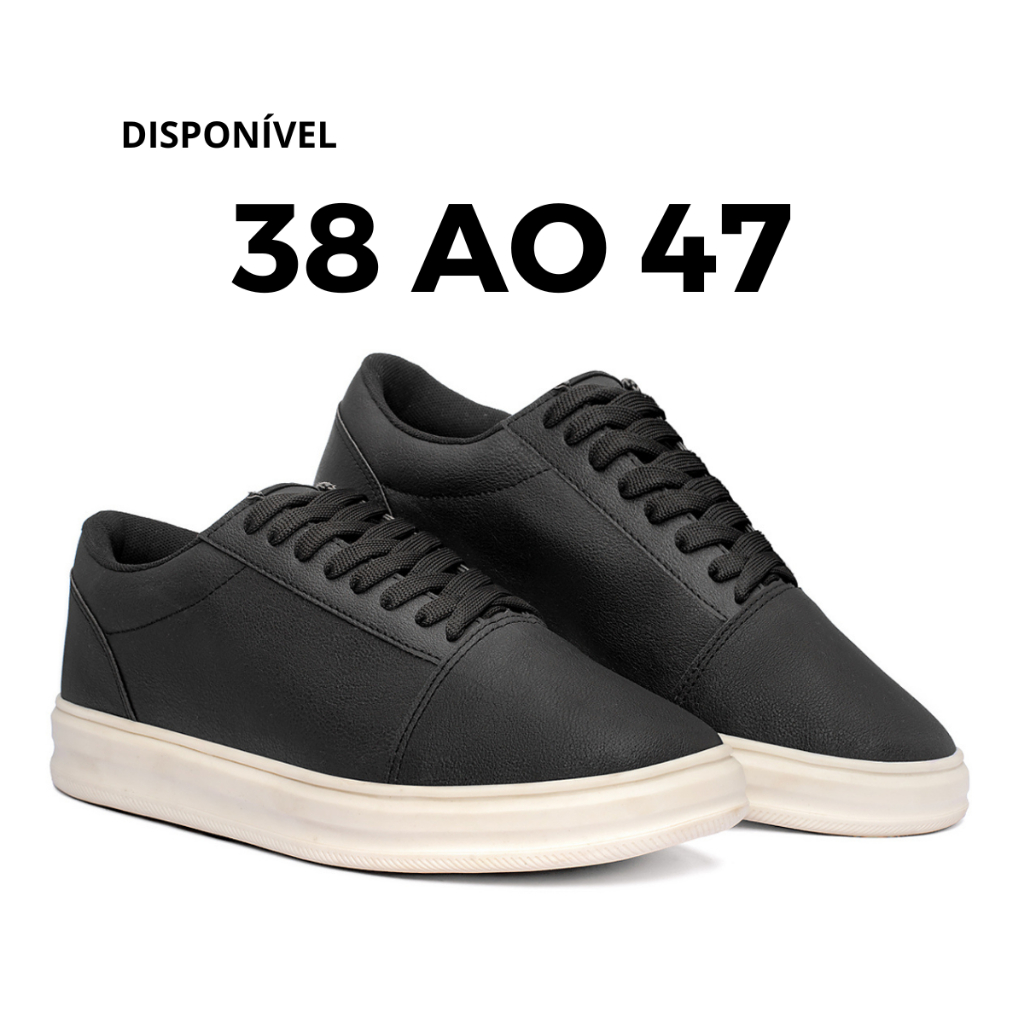 Sapatênis Masculino Casual Tênis Sport Fino Numerações Grande