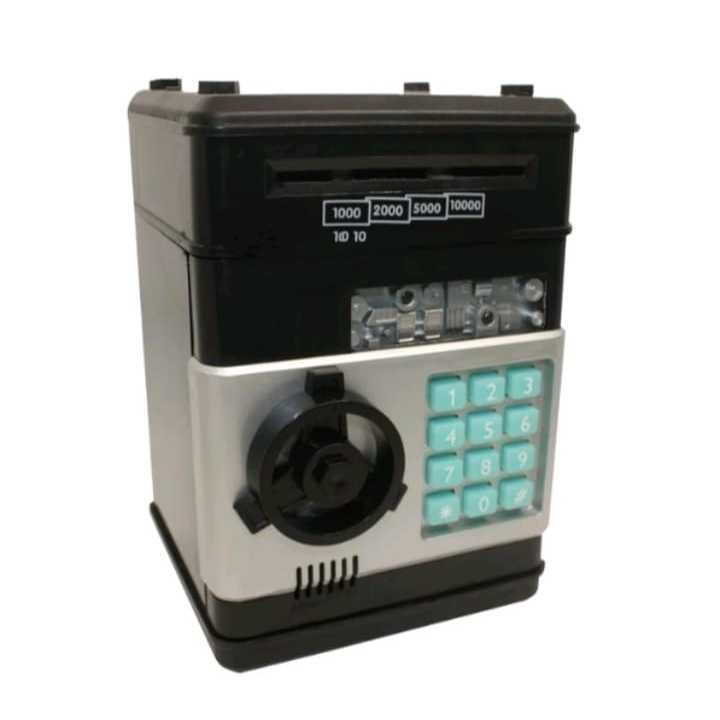 HYQ1875 Cofre Digital Eletrônico Puxador Notas Moedas Automático