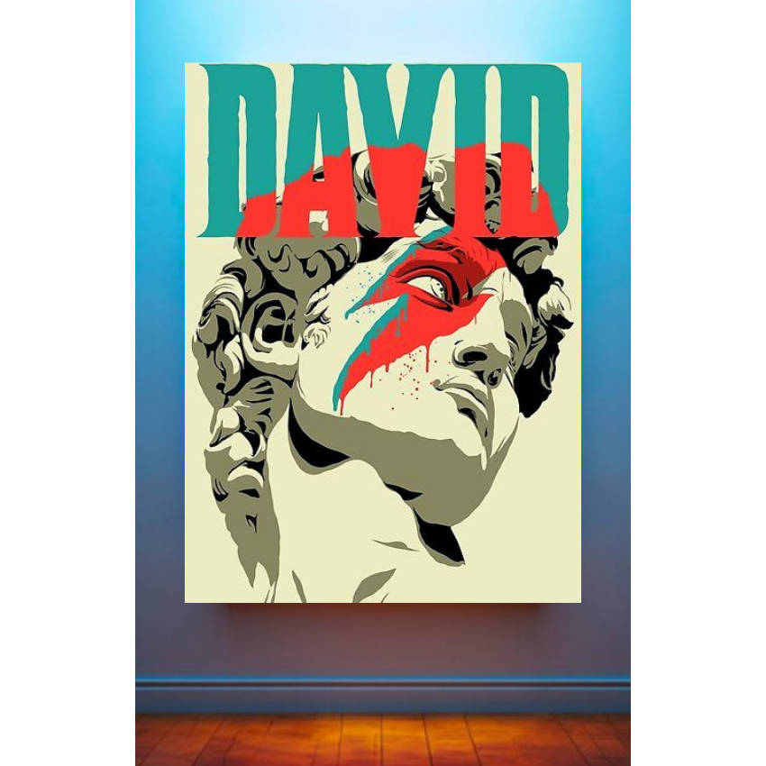 Quadro Placa Decorativa David Bowie Poster 11 A3 40x30 | Shopee Brasil