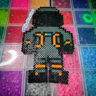 Chaveiro / ímã / Totem Dark Voyage skin do fornite em Pixel Arte