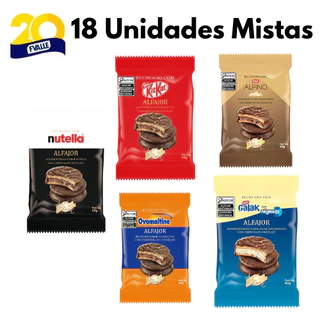 ALFAJOR 40GR MISTO - DP COM 18 UN