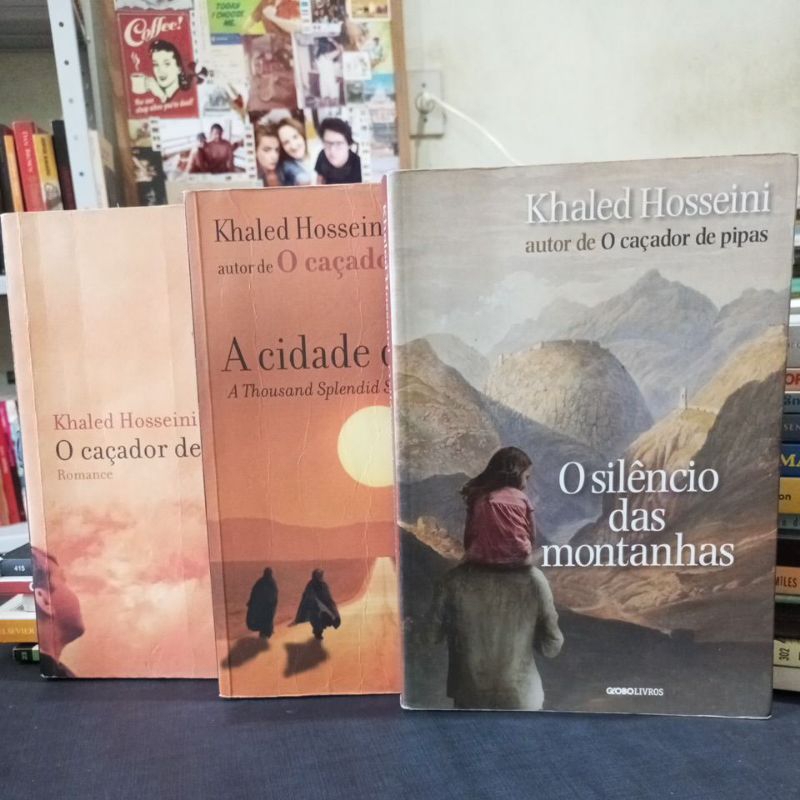 Kit de Livros Khaled Hosseini - Caçador de Pipas, A Cidade do Sol e O ...