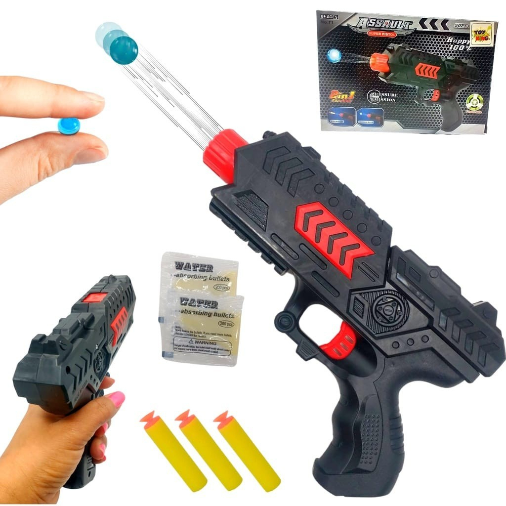 Brinquedo NERF 3 Em 1 Nerf Dardos Bolinhas De Gel | Shopee Brasil