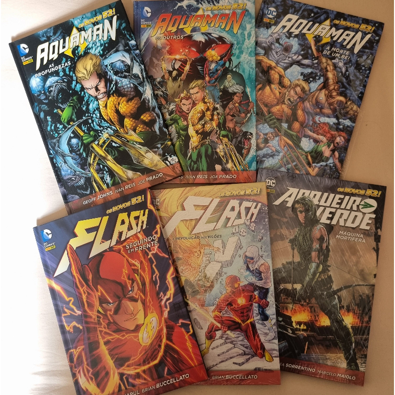 HQs DC: Batman, Aquaman, Liga da Justiça, Gotham, Shazam, etc