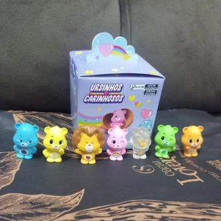 Miniaturas gogos ursinhos carinhosos cacau show,glitter, sol, valente, zangadinho, animadinha, harmonia e boa sorte em Oferta na Shopee