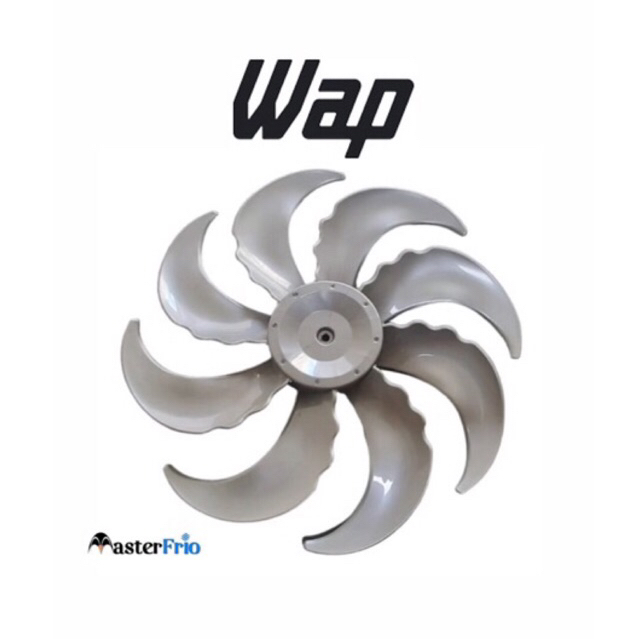 Hélice Cinza Ventilador Wap Flow Turbo 8 Pás 40cm Original